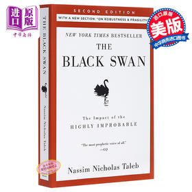 【中商原版】黑天鹅：如何应对不可预知的未来 英文原版 The Black Swan Nassim Nicholas Taleb Random