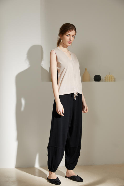 春夏 九分开叉灯笼裤 SJS92K060N 商品图6