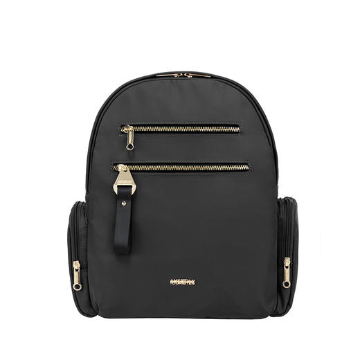 【美旅】时尚翻盖设计 金属拉环配饰 背部隐藏口袋 防盗 轻便 女式包袋 GH3*001&002&003 商品图9