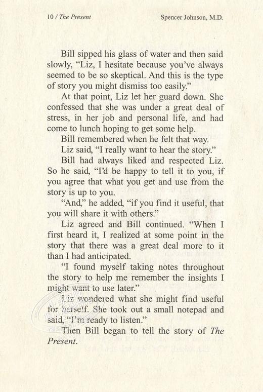 【中商原版】礼物 英文原版 The Present Spencer Johnson 自我提升 创造力  商品图7