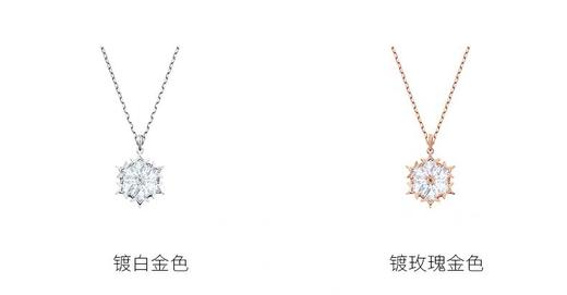 施家气质雪花项链锁骨链首饰轻奢小众配饰礼物 商品图11