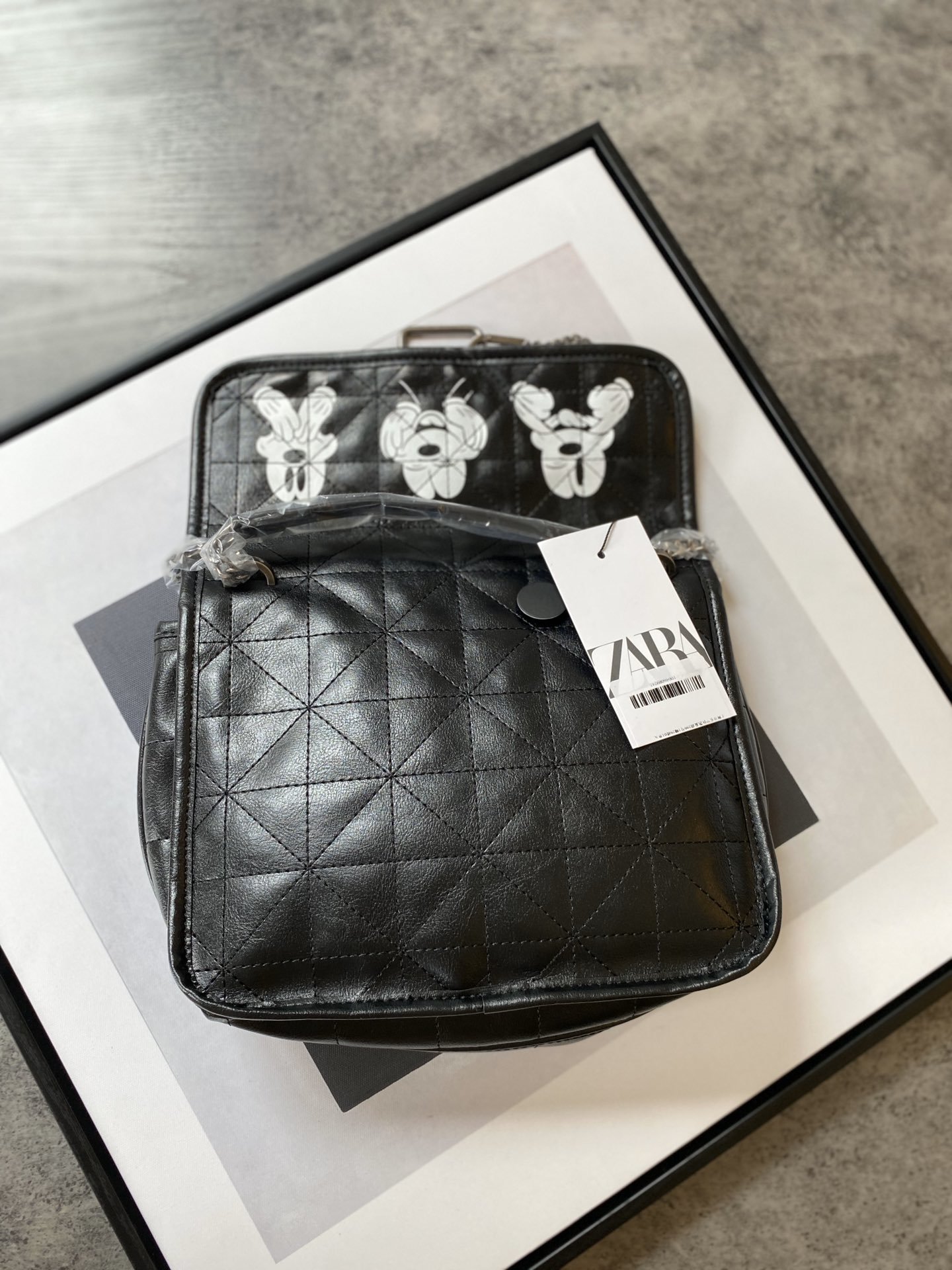 zara卡通米奇流浪包