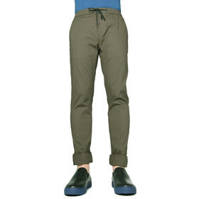 Marco Azzali 军绿色斜插袋宽松休闲裤 P5201700