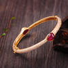 RPY-SZ9253146民族风红宝珐琅彩手镯 商品缩略图0