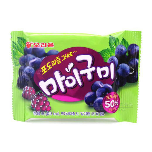 好丽友QQ糖葡萄味66g 商品图0