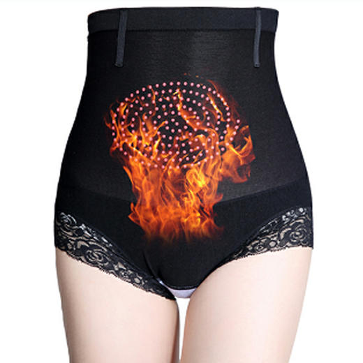 女士安全裤带鱼骨收腹性感蕾丝网纱小蛮腰提臀内裤无缝美体塑身887/025 商品图7