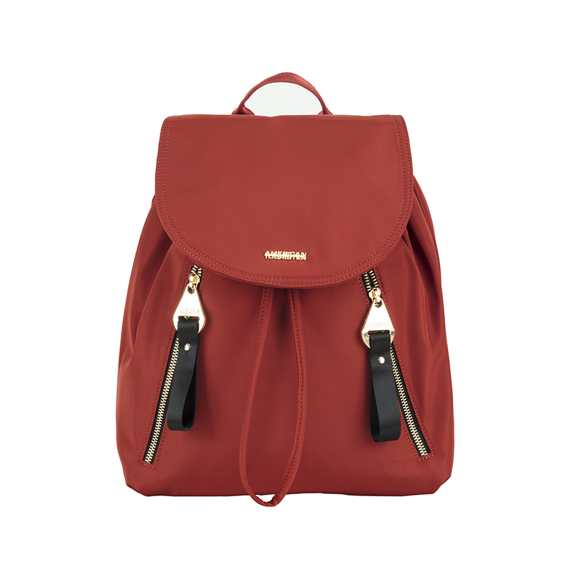 【美旅】时尚翻盖设计 金属拉环配饰 背部隐藏口袋 防盗 轻便 女式包袋 GH3*001&002&003