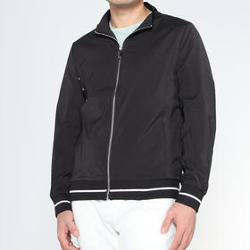 Marco Azzali 黑色拉链立领夹克 J5263200