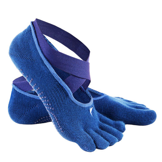 悠妍交叉全五指瑜伽袜15019B防滑防掉跟 商品图10