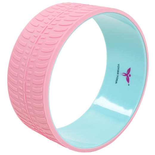 悠妍硅胶防滑瑜伽轮15107D 可拆易清洗后弯滚轮 开肩美背 商品图4