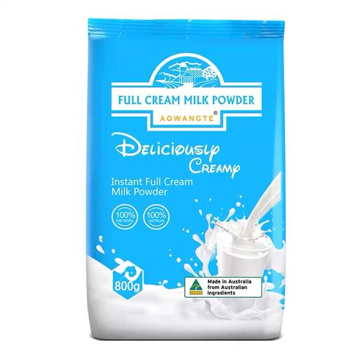 【中欧班列精选】澳洲奶粉 原装进口澳旺特袋装全脂奶粉800g /袋   新日期 商品图0