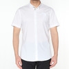 Marco Azzali 白色豹头刺绣小方领短袖衬衫 C5233300 商品缩略图0
