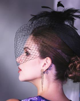 6M006--《戈迪拜尔夫人》主题宴会帽--《画尽世间光影，只为挚爱女人》