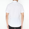Marco Azzali 白色豹头刺绣小方领短袖衬衫 C5233300 商品缩略图2
