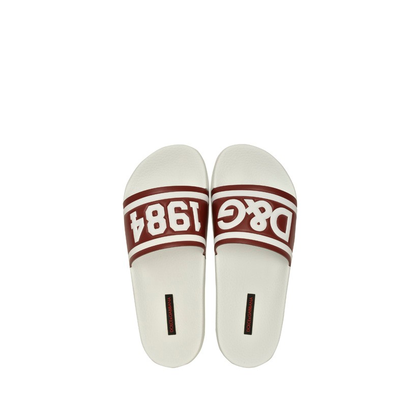 dolcegabbana杜嘉班纳男士logo拖鞋