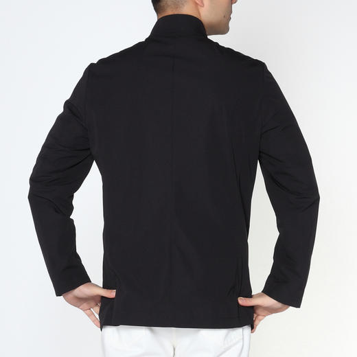 Marco Azzali 黑色暗门襟立领短款风衣 Y5251200 商品图2