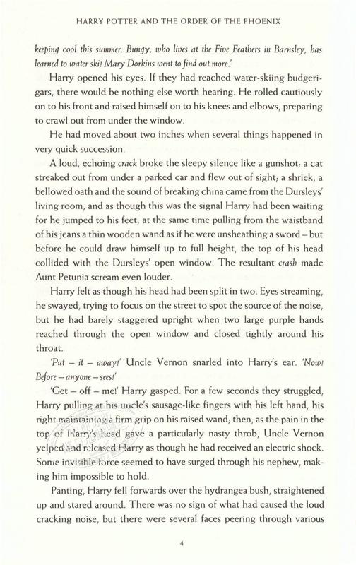 【中商原版】哈利波特与凤凰社5JK罗 英文原版 Harry Potter Order of Phoenix J.K.罗琳 魔幻系列小说 商品图6