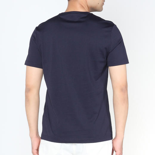 Marco Azzali 藏青色丛林豹子印花圆领短袖T恤 T5221100 商品图2