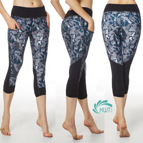 《捡漏专场 不退换》HWT侧兜活力拼接七分小脚裤