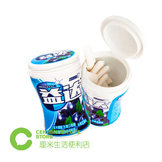 B175益达|木糖醇蓝莓味口香糖 商品图0