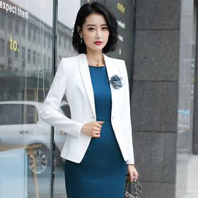 XZ-XU188时尚小香风气质白领正装连衣裙套装