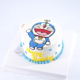 哆啦A梦手绘蛋糕（下单请先看详情）
