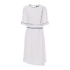 EITIE爱特爱夏季新款时尚简约通勤干练职业显瘦收腰连衣裙女6107834 商品缩略图4