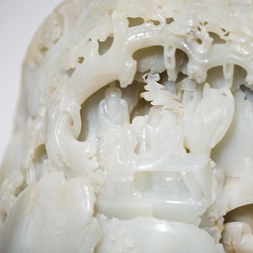 和田玉松下雅集山子摆件 商品图4