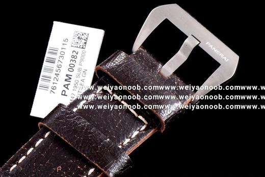 VS沛na海 Pam382 升级版，机芯背透 ：摆轮与正品一致➕螺丝孔位接近正品➕47mm，搭载P9000自动上链机芯，大家常说硬汉，正品original原版开模的super copy版本，精品V厂❕ 商品图7