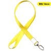 1cm黄色 揽扣挂绳 工牌挂绳 商品缩略图0