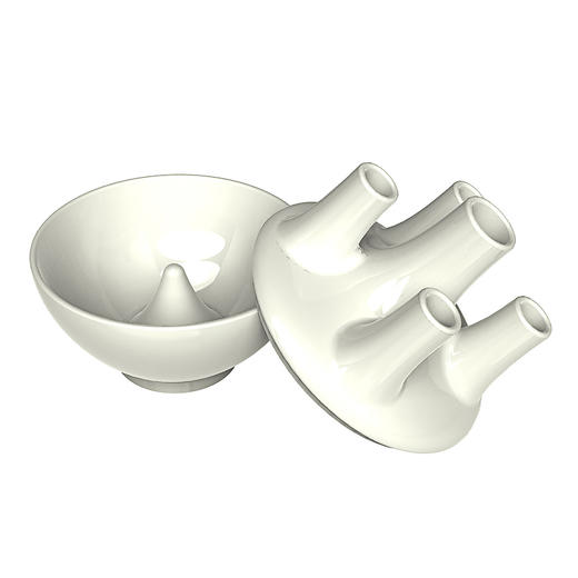 国宝雅玩-云青香承(香具)-白瓷 商品图1