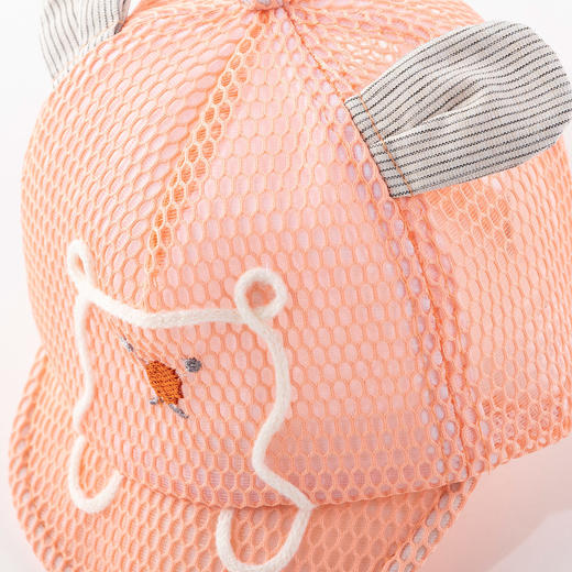 贝贝怡女童外出遮阳帽夏季新款宝宝鸭舌帽透气宝宝帽子棒球帽202P2251
 商品图5