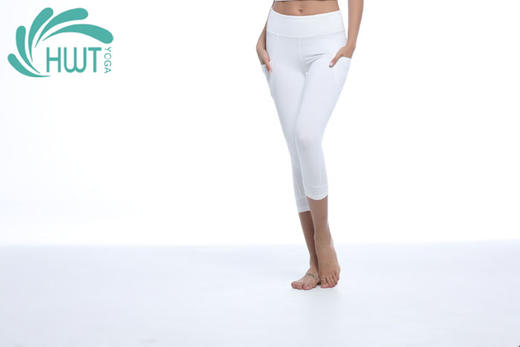 《捡漏专场 不退换》HWT侧兜活力拼接七分小脚裤 商品图4