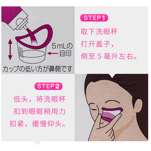 日本本土小林洗眼液500ml润眼清洁粉浅深蓝滴眼液水景甜同款 商品图5