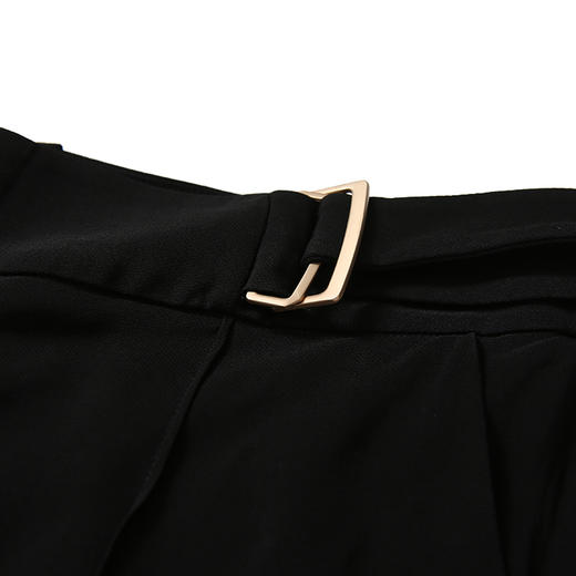 EITIE爱特爱夏季新款时尚通勤简约干练职业显瘦微喇裤长裤女5905620 商品图9