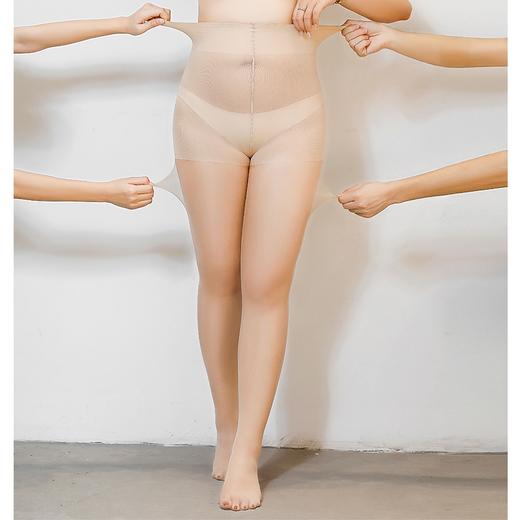 女士加肥加大富姐袜连裤袜8D任意剪超薄200斤可穿丝袜（单条盒装）313/318 商品图1