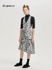 deepmoss2020春夏新款丛林碎花图案拉链提花挂脖连衣裙 dm20ssDS10AB 商品缩略图4