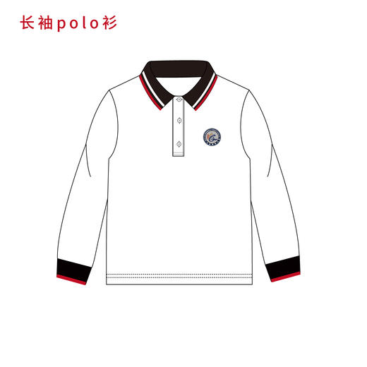 七宝实验小学 女生长袖polo衫（男女同款） 商品图5