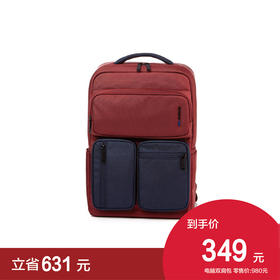 新秀丽 大容量短途旅行电脑包双肩包 多口袋收纳设计/可放14英寸电脑 GG7