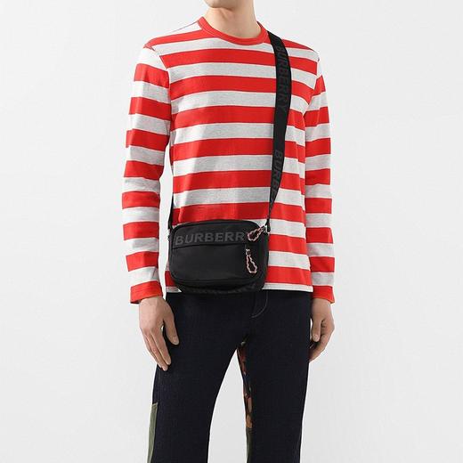 BURBERRY 巴宝莉  男士徽标装饰单肩斜挎包 8011596 商品图7