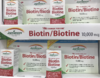 Jamieson生物素(biotin)/维生素H 10倍强效 防脱发指甲皮肤保养 120粒/瓶 温哥华直邮 商品缩略图4