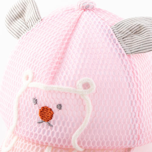 贝贝怡女童外出遮阳帽夏季新款宝宝鸭舌帽透气宝宝帽子棒球帽202P2251
 商品图10