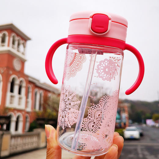 日本richell利其尔儿童透透杯水杯320ml