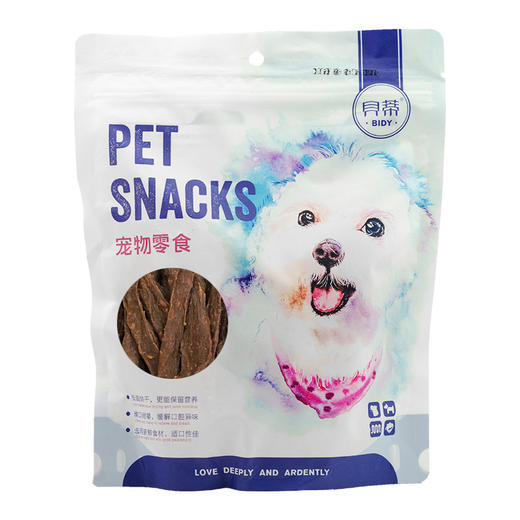 贝蒂手撕牛肉400g宠物零食训练泰迪萨摩奖励 商品图1