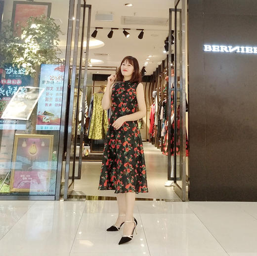 3S6771--连衣裙--花园里的珍妮--《画尽世间光影，只为挚爱的女人》 商品图0