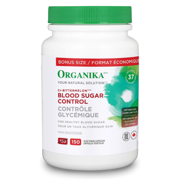 Organika苦瓜素血糖宝(Blood Sugar Control) 150粒/瓶  温哥华直邮