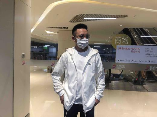 干净清爽！Lacoste法鳄春秋白色薄款风衣外套 商品图8