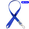 1cm蓝色 揽扣挂绳 工牌挂绳 商品缩略图0
