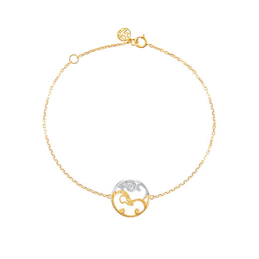 【定制款】马羊六合·国潮原创设计ins风18k手链 商品图0