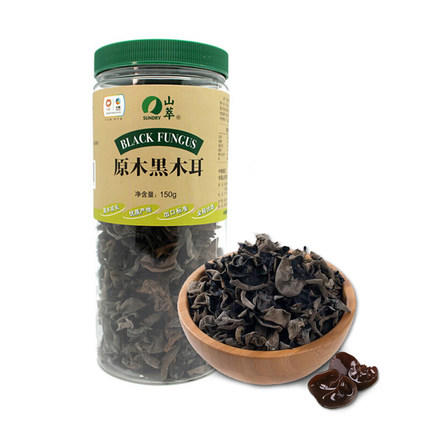 中粮山萃原木黑木耳150g食用菌 商品图5